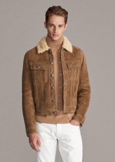 Jaqueta Ralph Lauren Clifton Shearling Homem 52869-MBZI